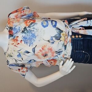 NWT Express floral blouse